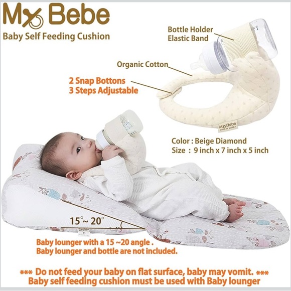 Baby self feeding cushion, NWOT (2 pack) - Picture 2 of 3